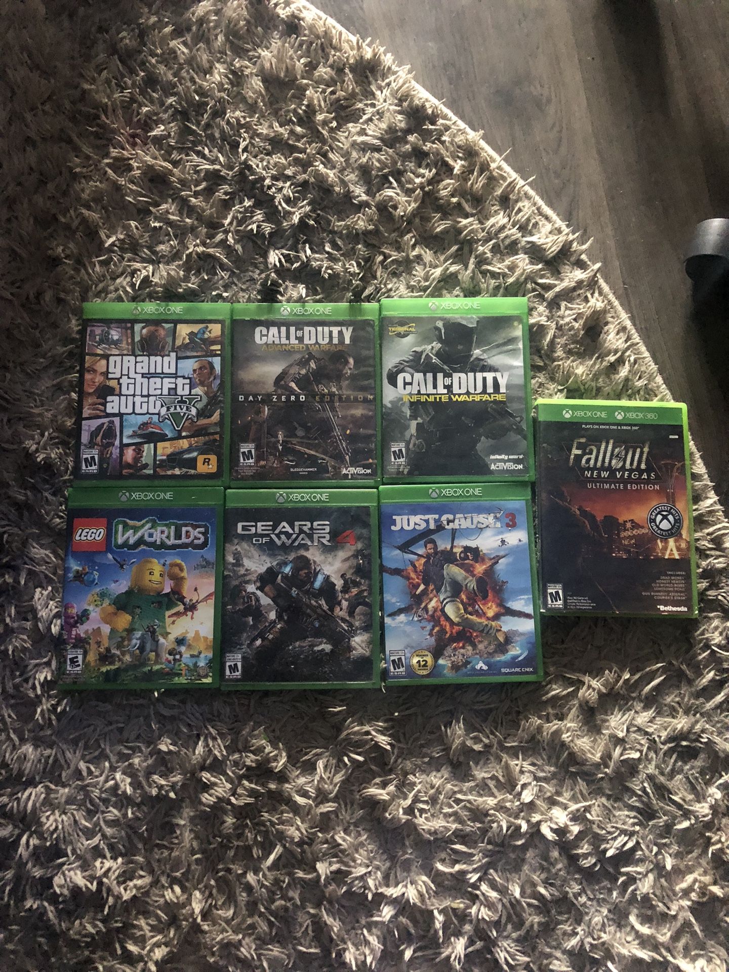 7 Xbox One Games $55