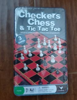 Checkers Chess Game For 6 + .