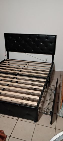 Queen size bed frame