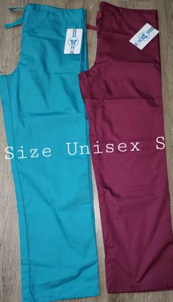 NEW- (2) Fundamental Scrub Bottoms size Uni-sex Small