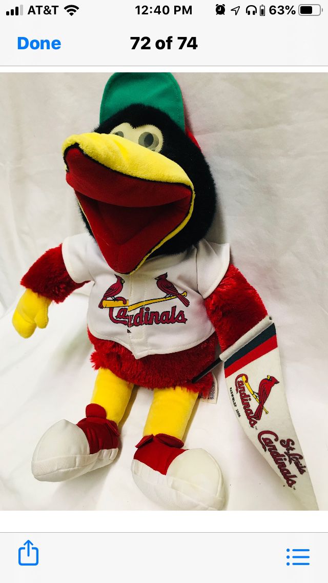 St. Louis Cardinals Build A Bear Fredbird