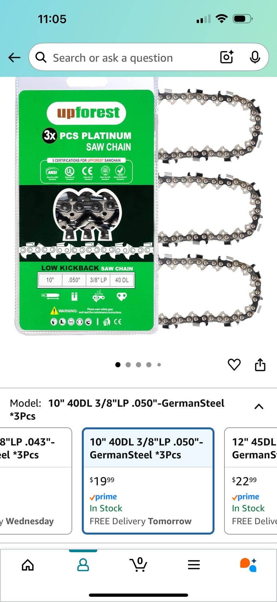 Chain Saw Replacement