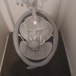 Gray Baby Swing 