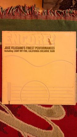 Jose Feliciano finest performances vinyl