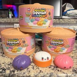 Crazy Fun Jumbo Mystery Squishy Dumpling Gold Glitter Edition $50 each