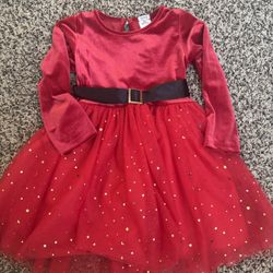 Velvet Santa Christmas dress