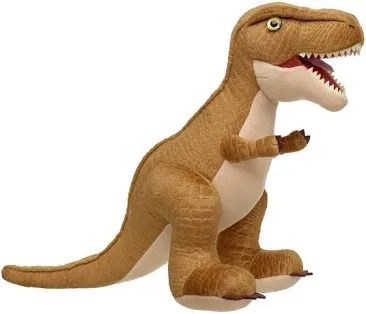 Build A Bear Jurassic World Dominion T. Rex Plush Toy tyrannosaurus brown