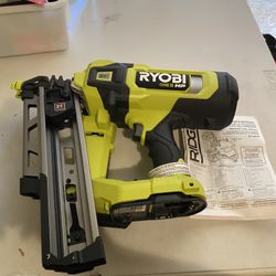 Ryobi ONE+ HP  18V Brushless 21 Deg Framing Nailer PBL345B/CHARGER/Ryobi,18v Lithium 4ah BATTERY INCLUDED!’