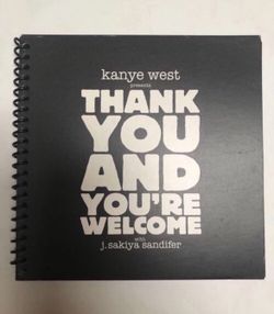 Kanye West YEEZY - 2008 Book From Graduation Glow In The Dark Tour