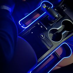 LED Cup Holder Car Organizer Seat Gap Filler