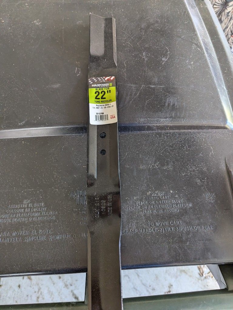 22 Inch Lawn Mower Blade