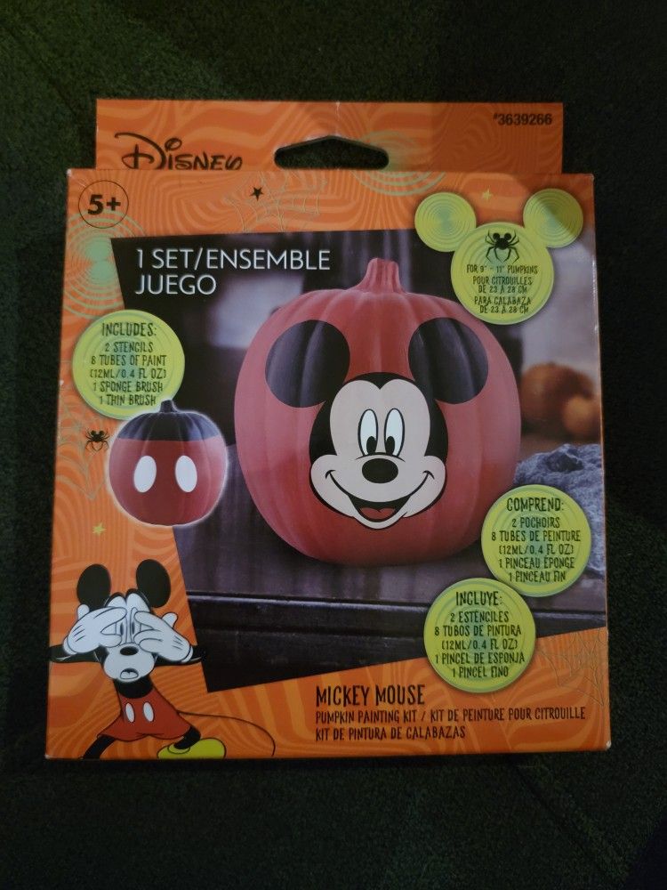 Mickey Mouse Pumpkin Painting Kit