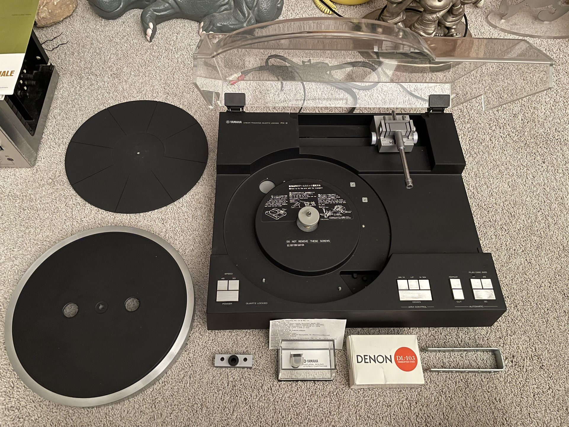 Yamaha PX-2 Turntable Linear Tracking Turntable
