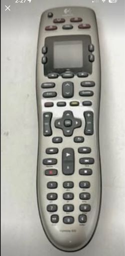 Logitech Harmony 650 Gray All-in-One IR Universal Remote – Fully Operational