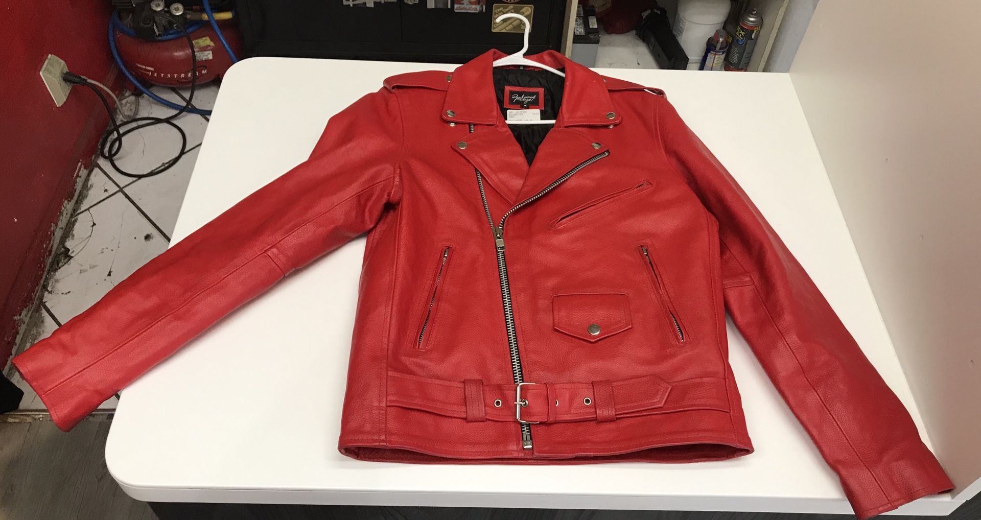 Reclaimed Vintage Leather Jacket (S)