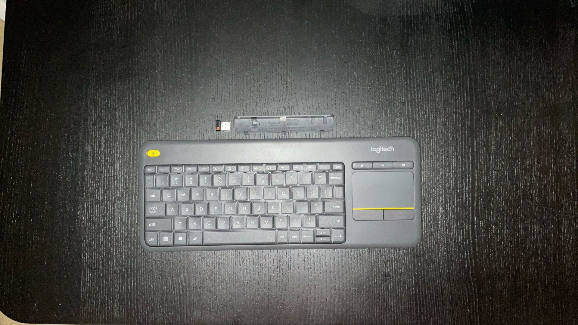 K400 Plus TV Logitech Wireless Keyboard With Trackpad Includes Unifying Receiver