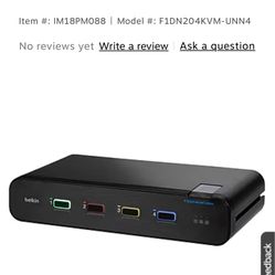 Belkin 4 Port KVM switch
