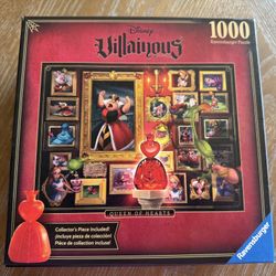 Disney Villainous Queen of Hearts 1000 Piece Puzzle