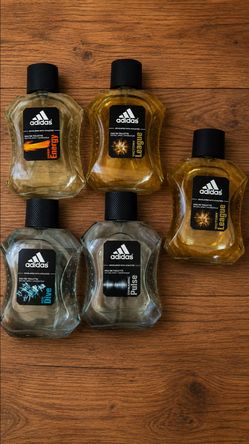 Adidas men cologne Ice Dive, dynamic Pulse, 2 victory League, Deep energy
One deep energy one victory League are slightly used all other ones are new