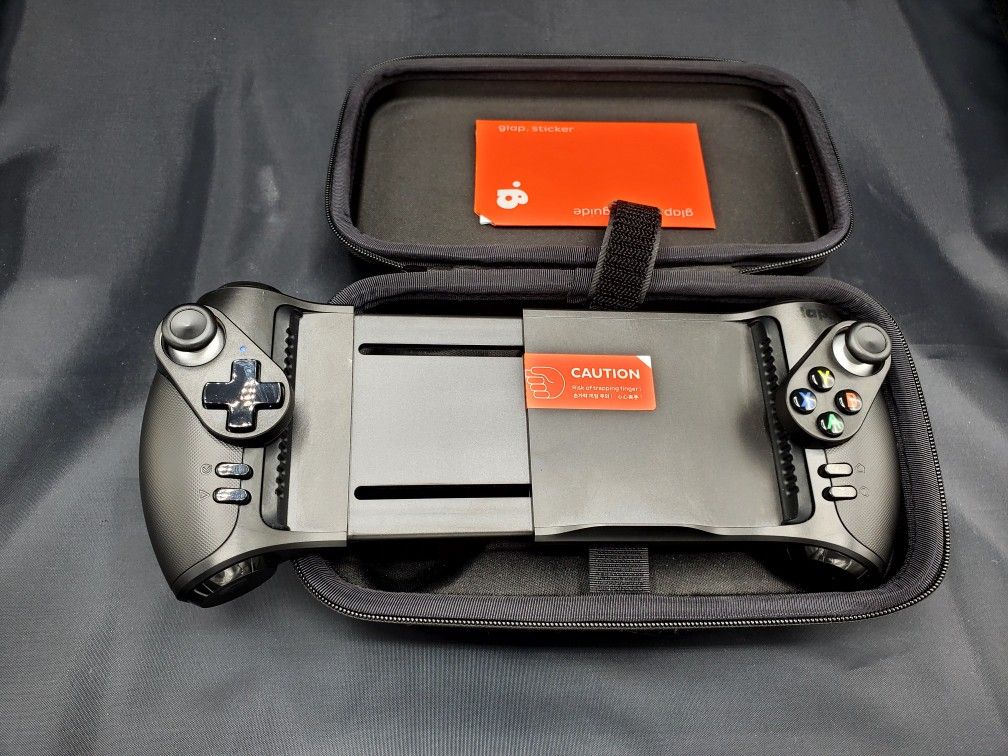 glap Play p/1 Dual Shock Wireless Game Controller for Android and Windows. Mobile Gamepad Black with 4 Paddles.