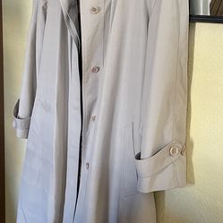 J Gallery Trench Coat Raincoat size 10 