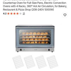 commercial 4 rack Oven 