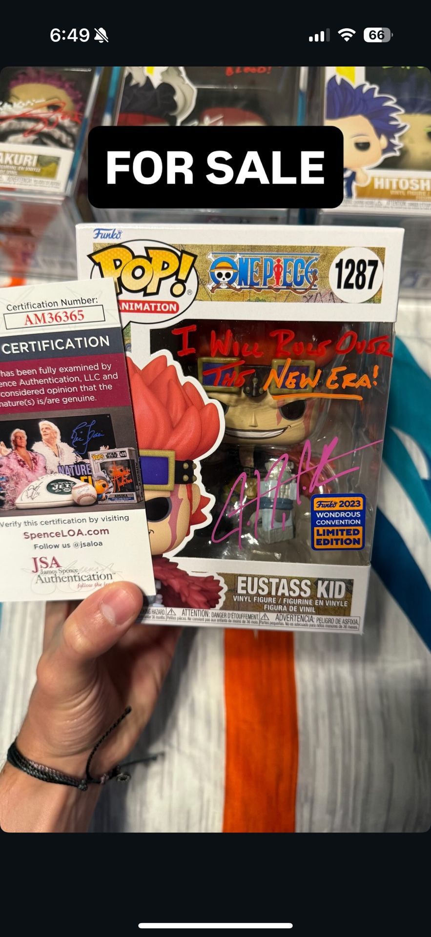Signed Funko Pop Lot 2.0