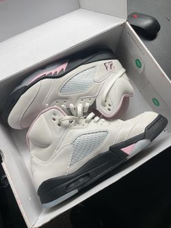 jordan 5s light pink size 12