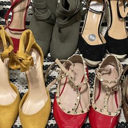 Flats, Heels, Wedges Size 7 & 71/2