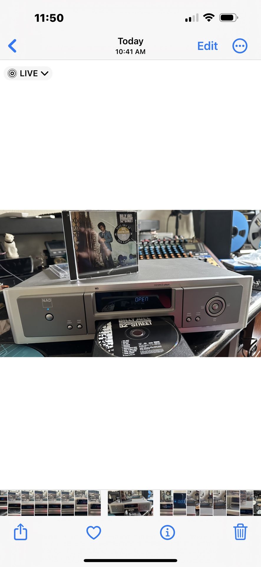 NAD M5 SACD Master Series XLR Balanced Output Remote Included