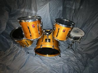 1988 Vintage Premier XPK Four-Piece Drum Set - Made in England