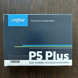  Crucial P5 Plus 1TB PCIe Gen4 3D NAND NVMe M.2 Gaming
