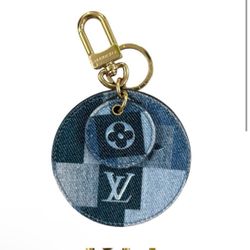 Women’s or Men’s Louis Vuitton Red And Blue Denim Bag Charm!