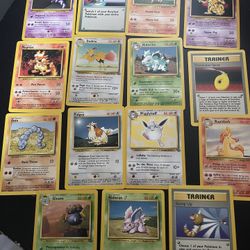 15 Vintage Card Lot Jungle Era, Nm-mint!