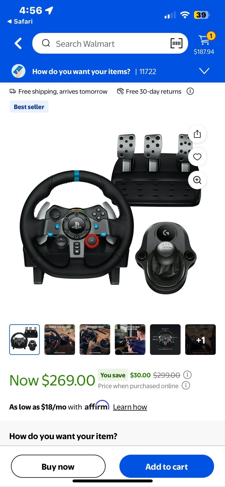 Logithec Steering Wheel G29