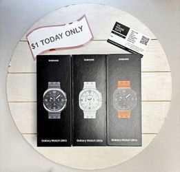 🔥 Galaxy Watch Ultra – Fitness + Style in One! 🔥$1 Down available