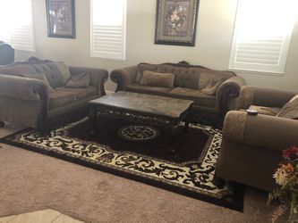 Sofa With Two Love Seats