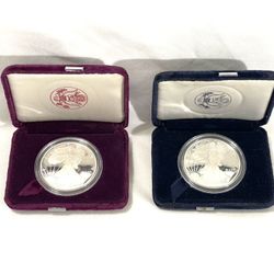 Mint Condition Sealed In Capsule With Case 1995 Silver American Eagle Eagle Proofs. Retail Value Is $105 To $115 Each 