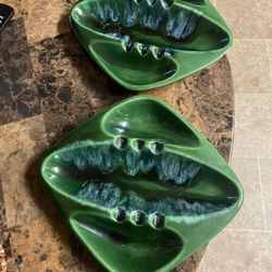 Two large Ashtrays 