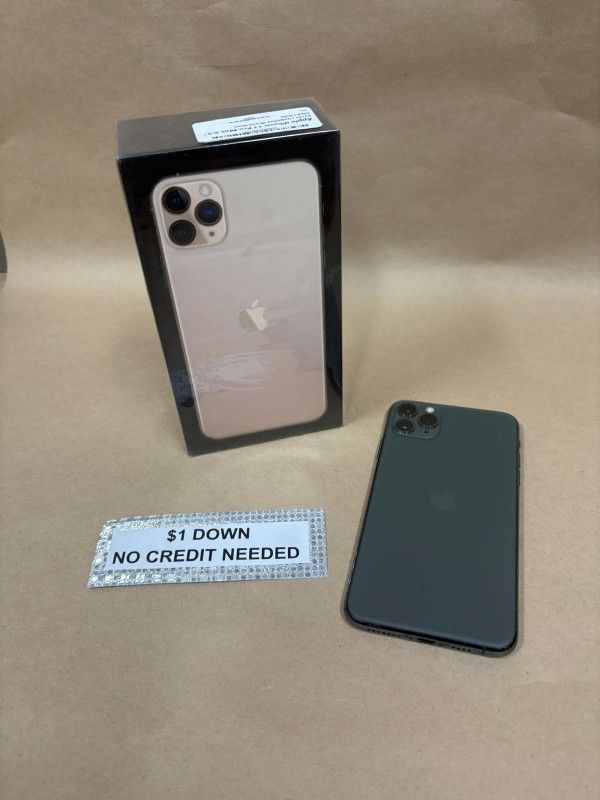 Apple IPhone 11 Pro Max - Only $1 Today Pay The Rest Later!
