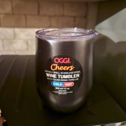 OGGI Cheers Stemless Thermo Wine Tumbler