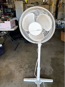 Holmes  fan  45 inches tall , working $10 .
