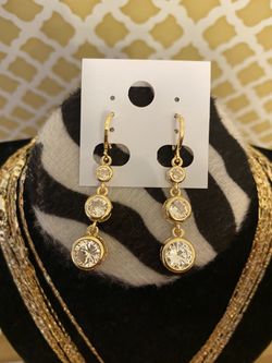 aretes De oro laminado