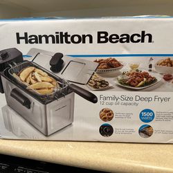 Hamilton Beach Electric Deep Fryer 3-Liter Oil Capacity