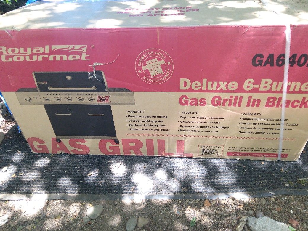 Royal Gorman Deluxe 6 Burner Gas Grill