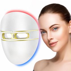 New Red, Blue & Infrared LED Face Mask – Rechargeable