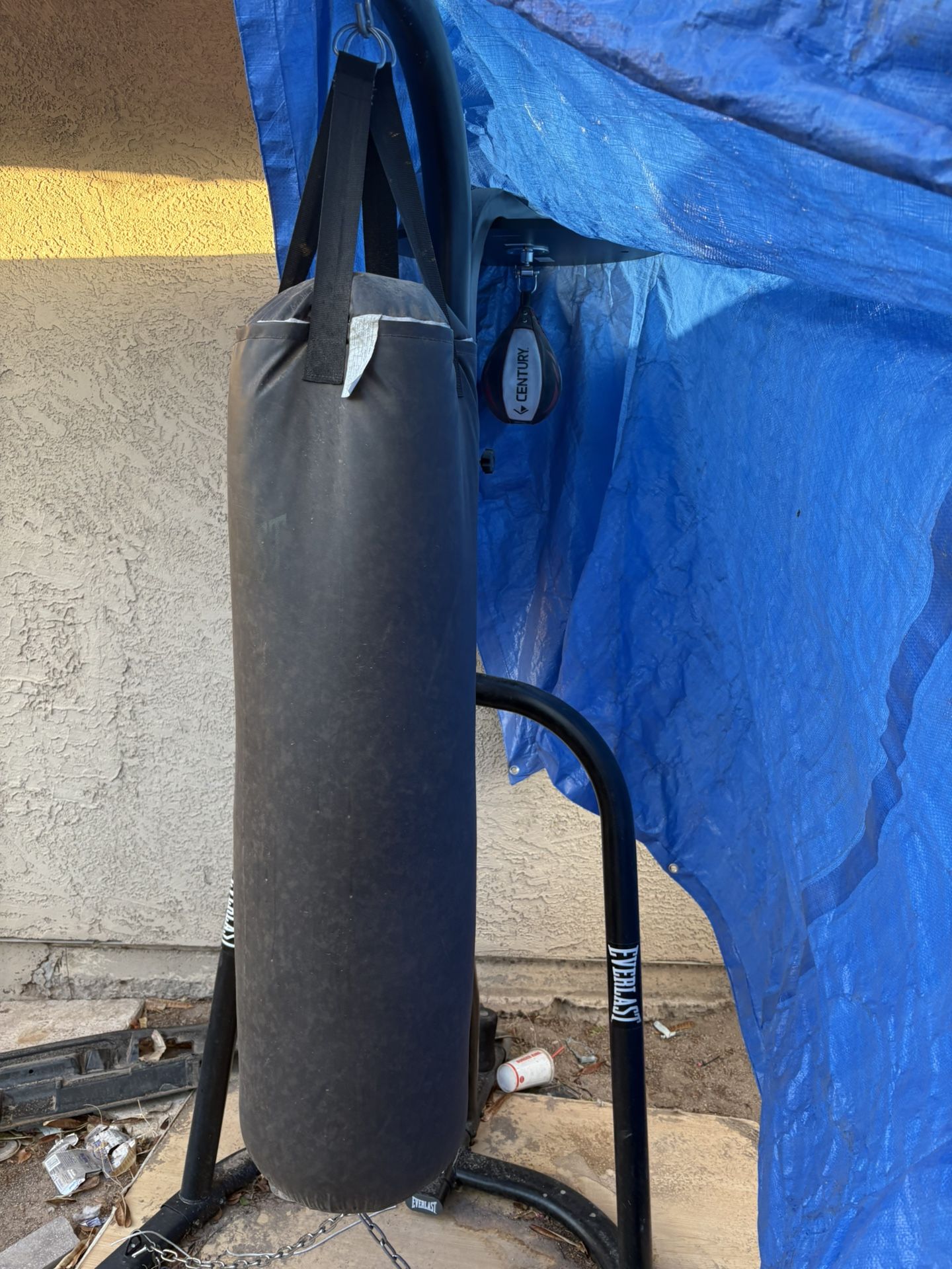 Heavy Bag And Speed Bag Set Up