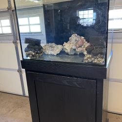Saltwater fish tank. JBJ Rimless Midsize Flat panel RF-45