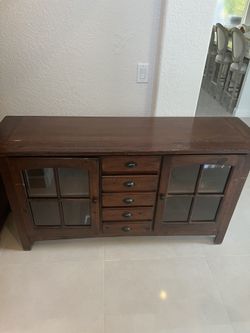 Wood Storage Cabinet /Buffet/Console Made in Mexico