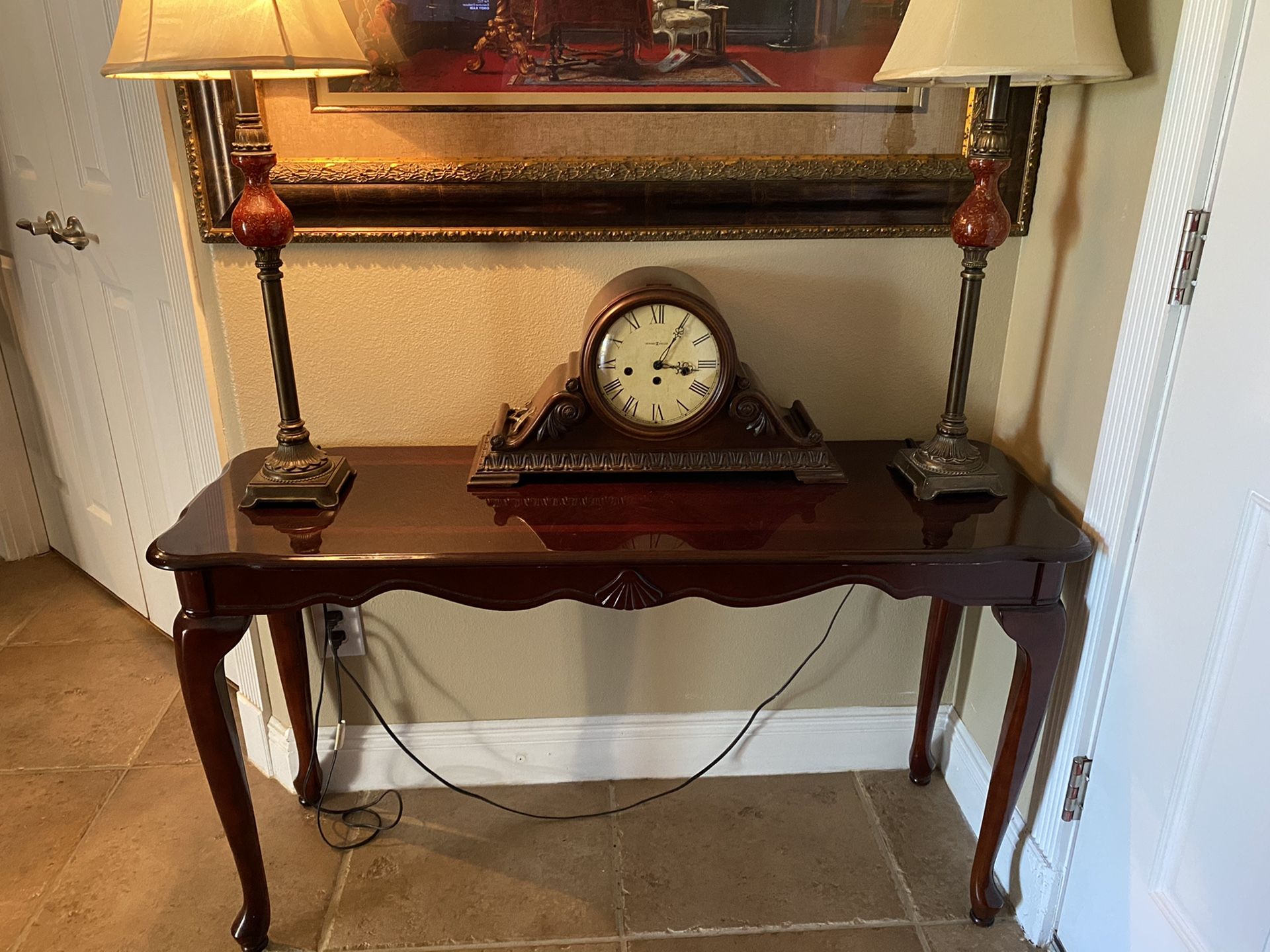 Cherry sofa table or tv stand